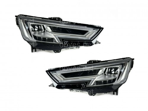 Фары LED для AUDI A4 B9 2015-2019 2шт. комплектные с блоками Фары LED для AUDI A4 B9 2015-2019 2шт. комплектные с блоками