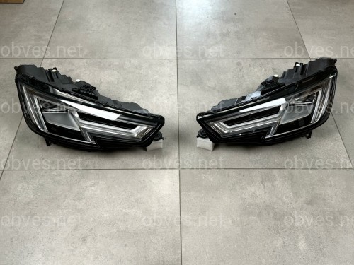 Фары LED для AUDI A4 B9 2015-2019 2шт. комплектные с блоками Фары LED для AUDI A4 B9 2015-2019 2шт. комплектные с блоками