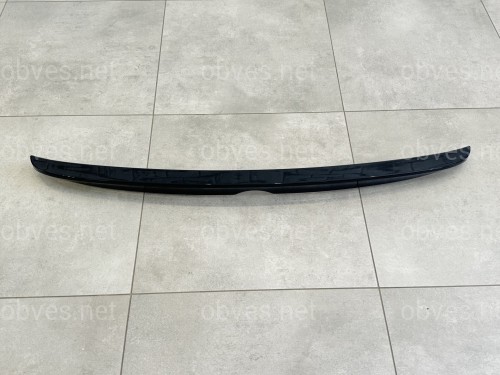 Спойлер лип Toyota Camry 50/55 2011-2017 ABS пластик, цвет черный глянец