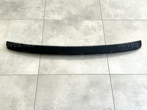 Спойлер лип Toyota Camry 50/55 2011-2017 ABS пластик, цвет черный глянец / вариант 2