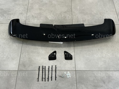 Спойлер козырек Toyota Land Cruiser 105 1998-2007 распашонка 2 двери ABS пластик, черный глянец