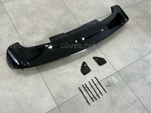 Спойлер козырек Toyota Land Cruiser 105 1998-2007 распашонка 2 двери ABS пластик, черный глянец