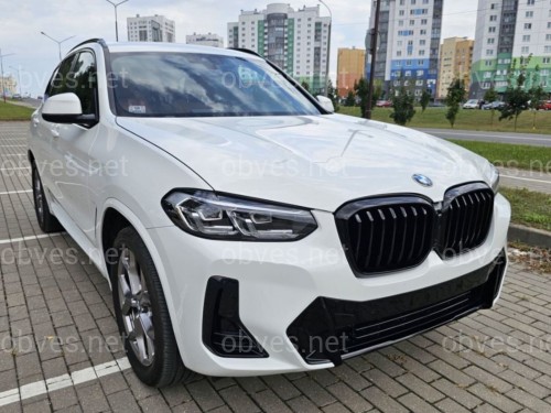 Комплект рестайлинга передней части M paket LCI 2022+ для BMW X3 G01 2018-2021 / BMW X4 G02 2018-2021