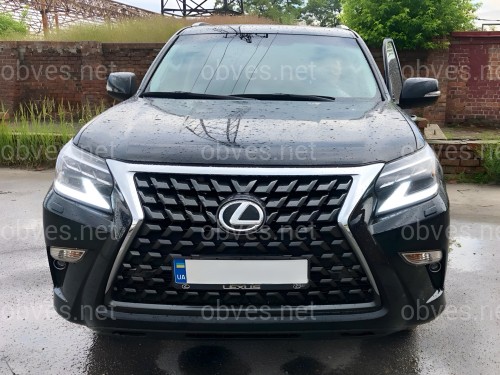 Комплект рестайлинга Lexus GX 460 2014-2019 в 2020+ (фары, решетка)