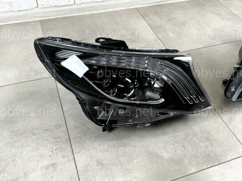 Full led фары стиль Maybach Mercedes Benz W447 Vito / V-class / Metris (левая+ правая) комплектные с блоками Full led фары стиль Maybach Mercedes Benz W447 Vito / V-class / Metris (левая+ правая) комплектные с блоками