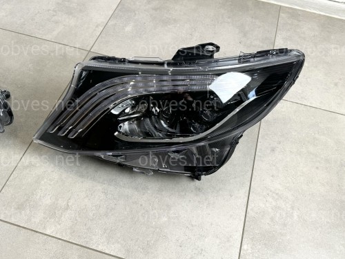 Full led фары стиль Maybach Mercedes Benz W447 Vito / V-class / Metris (левая+ правая) комплектные с блоками Full led фары стиль Maybach Mercedes Benz W447 Vito / V-class / Metris (левая+ правая) комплектные с блоками
