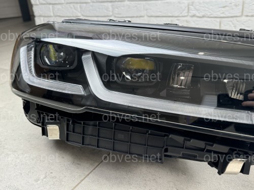 Фары Shadow Line LED LCI 2020+ рестайлинг для BMW G30 / G31 2016-2020 2шт. с заменой бампера на 20+