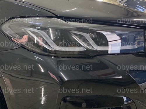 Фары Shadow Line LED LCI 2020+ рестайлинг для BMW G30 / G31 2016-2020 2шт. с заменой бампера на 20+