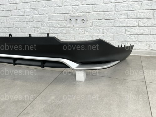 Юбка заднего бампера F-Sport Lexus NX 2022+ Юбка заднего бампера F-Sport Lexus NX 2022+
