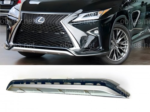 Хром переднего бампера F-Sport Lexus RX 2015-2019 5312248080 полуматовый Хром переднего бампера F-Sport Lexus RX 2015-2019 5312248080 полуматовый