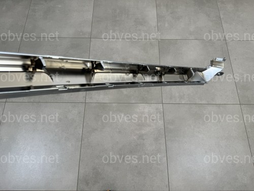 Нижняя хром окантовка решетки Lexus RX 2015-2019 5312248050 полуматовый