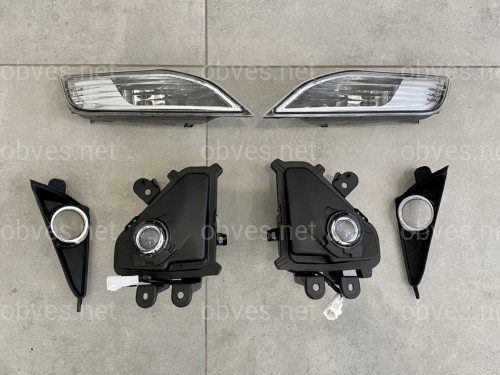 Led туманные фары + заглушки + указатели поворота Lexus GX 460 2014-2021 (левая+правая) Led туманные фары + заглушки + указатели поворота Lexus GX 460 2014-2021 (левая+правая)