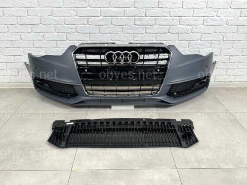 Бампер передний в сборе S-Line для Audi A5 2012-2015 Бампер передний в сборе S-Line для Audi A5 2012-2015