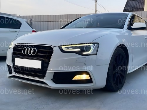 Бампер передний в сборе S-Line для Audi A5 2012-2015 Бампер передний в сборе S-Line для Audi A5 2012-2015
