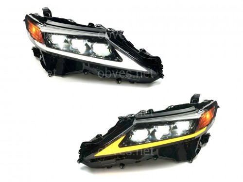 FULL LED фары 3 линзы для Toyota Camry 70 USA 2017-2024