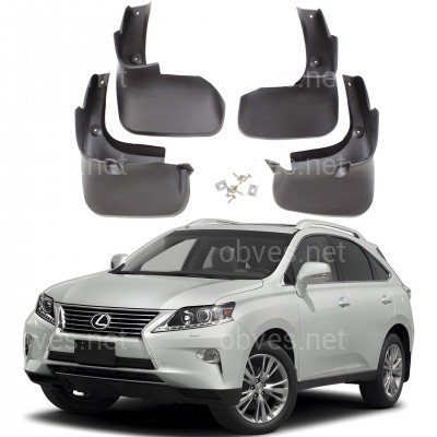 Брызговики Lexus RX 2009-2015 комплект 4шт Брызговики Lexus RX 2009-2015 комплект 4шт
