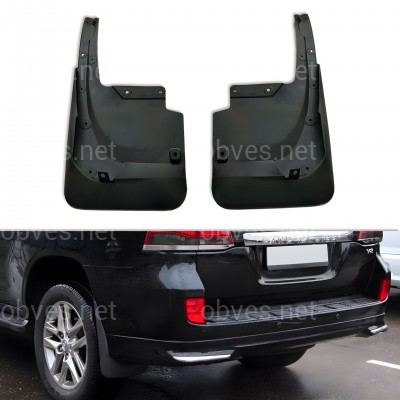 Брызговики задние Toyota Land Cruiser 200 2007-2015 под юбку обвес Urban Sport , комплект 2шт.