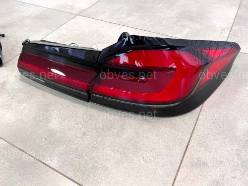 Задние LED фонари LCI 2020+ рестайлинг для 2016-2020 BMW G30 4шт. с логотипом BMW
