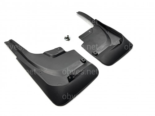 Брызговики задние Toyota Land Cruiser 200 2007-2015 под юбку обвес Urban Sport , комплект 2шт.