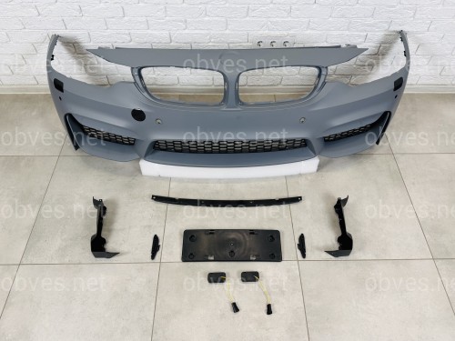 Бампер передний в сборе M4 для BMW 4 series F32 / F33 / F36 2013-2020 Бампер передний в сборе M4 для BMW 4 series F32 / F33 / F36 2013-2020