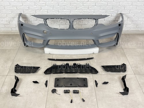 Бампер передний в сборе M4 для BMW 4 series F32 / F33 / F36 2013-2020 Бампер передний в сборе M4 для BMW 4 series F32 / F33 / F36 2013-2020