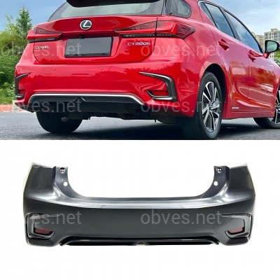 Бампер задний рестайлинг 2017+ для Lexus CT 200h 2010-2021 Бампер задний рестайлинг 2017+ для Lexus CT 200h 2010-2021