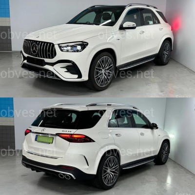 Комплект обвеса AMG GLE 53 рестайлинг 2024 для Mercedes GLE W167 2019-2025 (бампер передний / задний, арки) Комплект обвеса AMG GLE 53 рестайлинг 2024 для Mercedes GLE W167 2019-2025 (бампер передний / задний, арки)