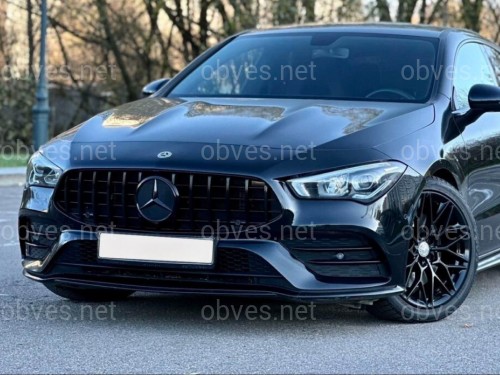Решітка радіатора GT BLACK Mercedes CLA-Class C118 2019- Решітка радіатора GT BLACK Mercedes CLA-Class C118 2019-