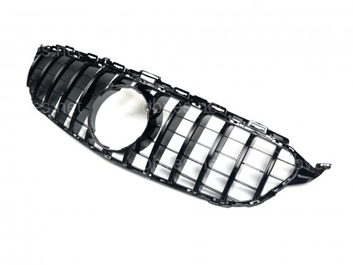 Решетка радиатора GT BLACK Mercedes C-Class W205 2014-2018 Решетка радиатора GT BLACK Mercedes C-Class W205 2014-2018