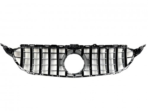 Решетка радиатора GT BLACK Mercedes C-Class W205 2014-2018 Решетка радиатора GT BLACK Mercedes C-Class W205 2014-2018