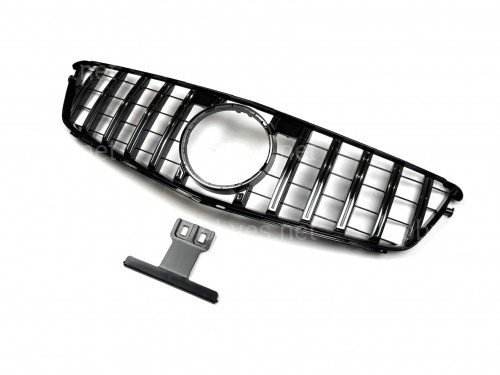 Решетка радиатора GT CHROME Mercedes C-Class W204 2007-2014 Решетка радиатора GT CHROME Mercedes C-Class W204 2007-2014