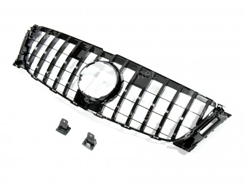 Решетка радиатора GT BLACK Mercedes-Benz GL class X166 2012-2015 ОБЫЧНЫЙ НЕ AMG Решетка радиатора GT BLACK Mercedes-Benz GL class X166 2012-2015 ОБЫЧНЫЙ НЕ AMG