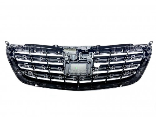 Решетка радиатора под радар CHROME ДЛЯ AMG для Mercedes-Benz S-class W222 2013-2020 Решетка радиатора под радар CHROME ДЛЯ AMG для Mercedes-Benz S-class W222 2013-2020