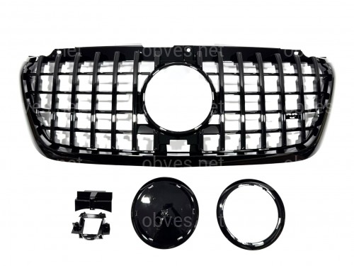 Решетка радиатора BLACK для Mercedes-Benz Sprinter W907/W910 Решетка радиатора BLACK для Mercedes-Benz Sprinter W907/W910