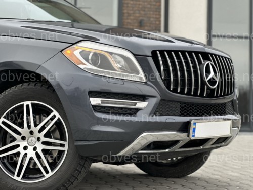 Решетка радиатора GT CROME Mercedes-Benz GL class X166 2012-2015 ОБЫЧНЫЙ НЕ AMG Решетка радиатора GT CROME Mercedes-Benz GL class X166 2012-2015 ОБЫЧНЫЙ НЕ AMG