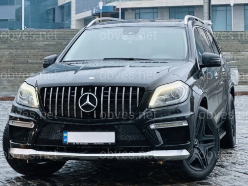 Решетка радиатора GT CROME Mercedes-Benz GL class X166 2012-2015 ДЛЯ AMG Решетка радиатора GT CROME Mercedes-Benz GL class X166 2012-2015 ДЛЯ AMG