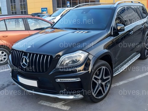 Решетка радиатора GT CROME Mercedes-Benz GL class X166 2012-2015 ДЛЯ AMG Решетка радиатора GT CROME Mercedes-Benz GL class X166 2012-2015 ДЛЯ AMG