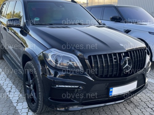 Решетка радиатора GT BLACK Mercedes-Benz GL class X166 2012-2015 ДЛЯ AMG