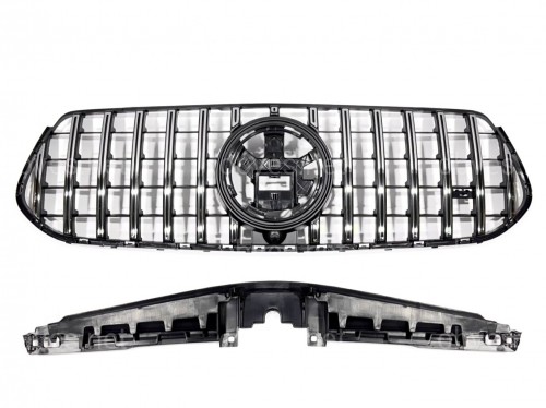 Решетка радиатора GT CHROME Mercedes GLE-Class V167 2023+ Решетка радиатора GT CHROME Mercedes GLE-Class V167 2023+