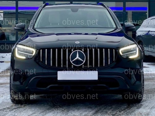 Решетка радиатора GT CHROME Mercedes GLC-Class X253 / C253 2020-2023 (НЕ AMG) Решетка радиатора GT CHROME Mercedes GLC-Class X253 / C253 2020-2023 (НЕ AMG)