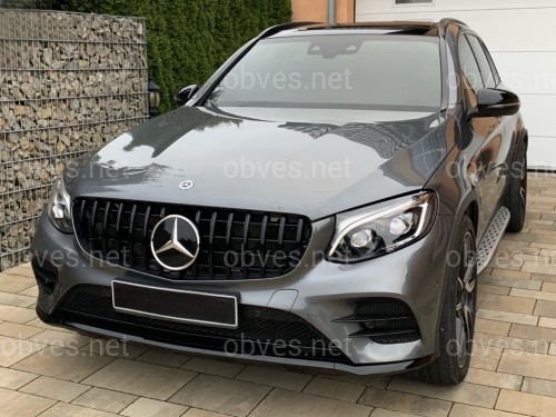 Решетка радиатора GT BLACK Mercedes GLC-Class X253 / C253 2015-2019 Решетка радиатора GT BLACK Mercedes GLC-Class X253 / C253 2015-2019