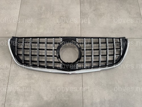 Решетка радиатора GT CHROME Mercedes Benz V-class W447 2020-2023 ДЛЯ AMG Решетка радиатора GT CHROME Mercedes Benz V-class W447 2020-2023 ДЛЯ AMG
