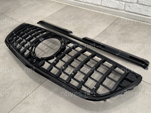 Решетка радиатора GT BLACK Mercedes Benz Vito W447 2020-2023