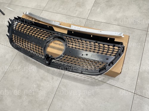 Решетка радиатора DIAMOND SILVER Mercedes Benz Vito W447 2020-2023