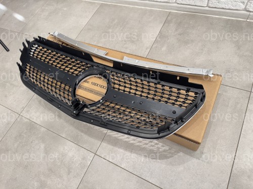 Решетка радиатора DIAMOND SILVER Mercedes Benz Vito W447 2014-2019 Решетка радиатора DIAMOND SILVER Mercedes Benz Vito W447 2014-2019