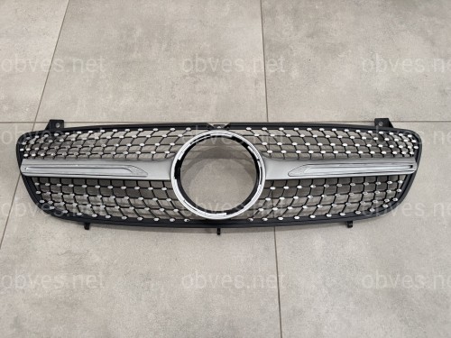 Решетка радиатора DIAMOND Mercedes Benz Vito W639 2003-2009 Решетка радиатора DIAMOND Mercedes Benz Vito W639 2003-2009