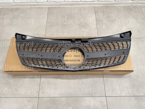 Решетка радиатора DIAMOND Mercedes Benz Vito W639 2010-2015