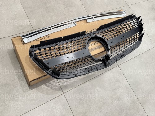 Решетка радиатора DIAMOND BLACK Mercedes Benz Vito W447 2020-2023