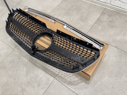 Решетка радиатора DIAMOND BLACK Mercedes Benz Vito W447 2020-2023