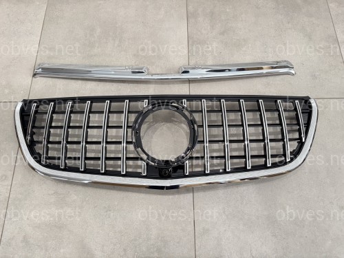 Решетка радиатора GT CHROME Mercedes Benz Vito W447 2020-2023